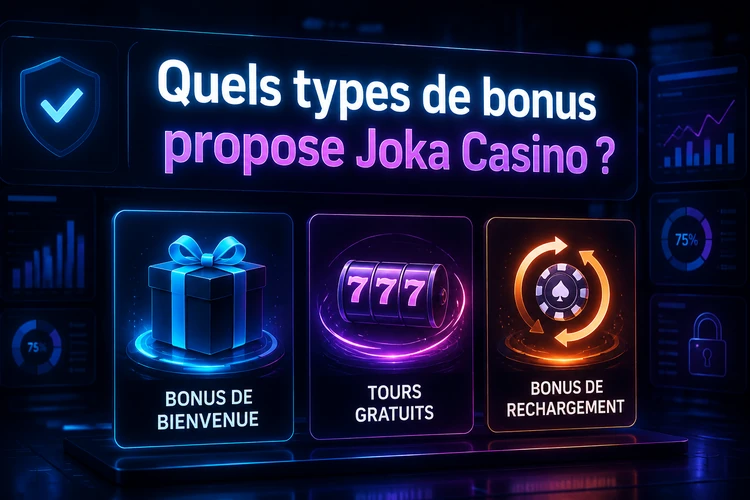Quels types de bonus propose Joka Casino?