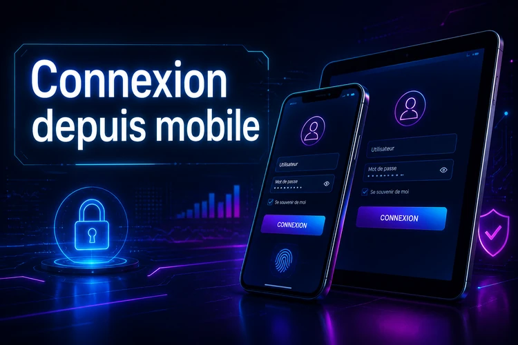 Connexion depuis mobile