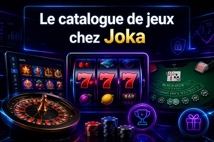 Le catalogue de jeux chez Joka