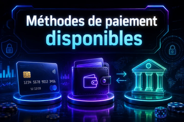 Méthodes de paiement disponibles