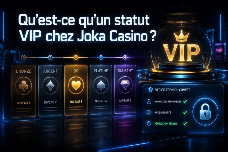 Qu'est-ce qu'un statut VIP chez Joka Casino?