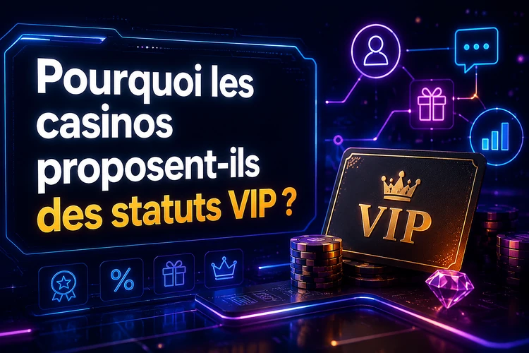 Pourquoi les casinos proposent-ils des statuts VIP?